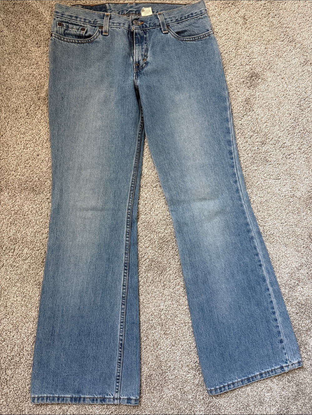 Levi's Super Low flare Blue Jeans